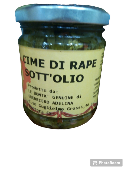 Cime di rape sott'olio