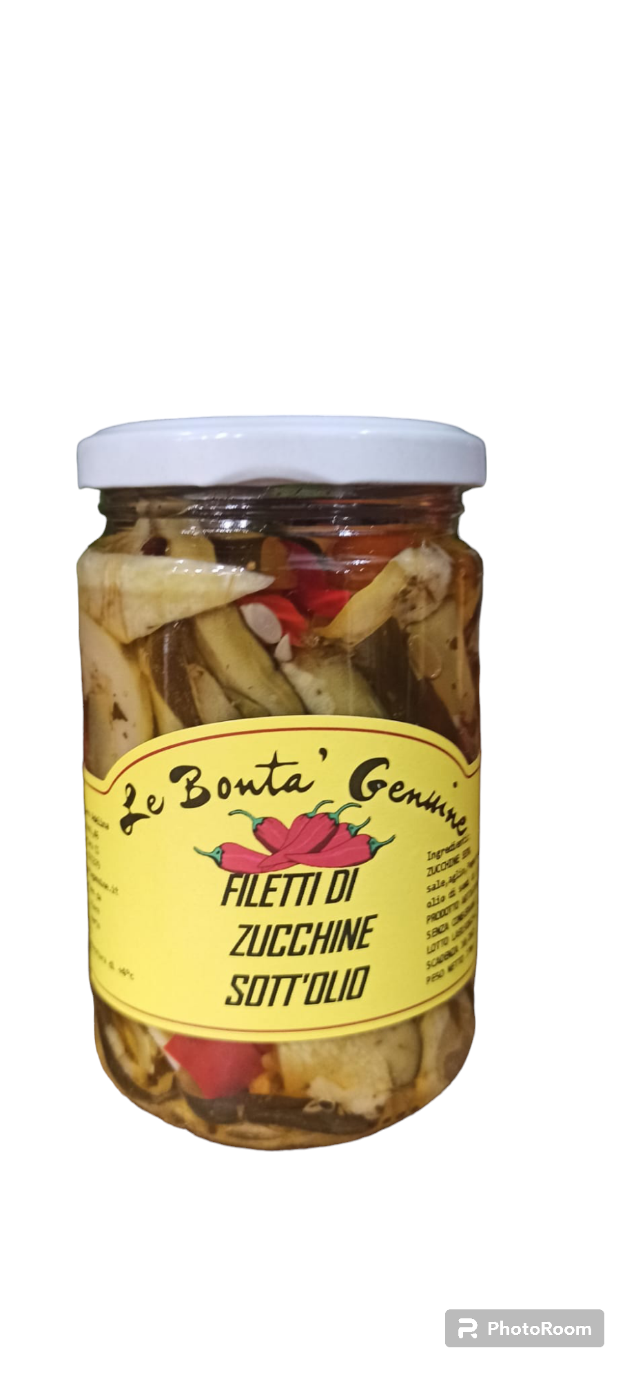 Filetti di zucchine sott'olio